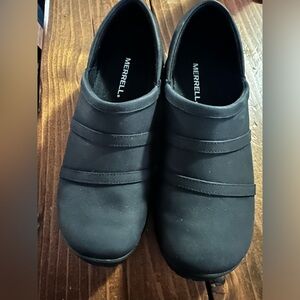 Merrell Womens  J001434W  Black Round Toe Casual Slip-On Shoes Size 9 W